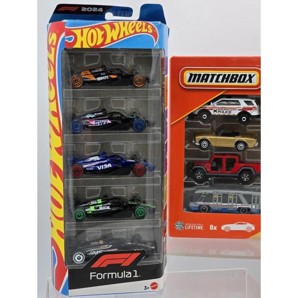 NEW Matchbox Set Of 8 Toy Cars AND Hot Wheels Formula 1 Set Of 5 Toy Cars‎